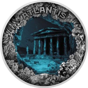 Niue 5 Dollars 2019 – Atlantis The Sunken City – 2 oz Sølv (999)