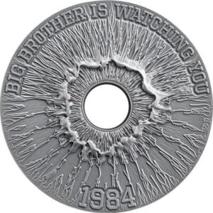 Cameroun 2000 Francs 2023 – Big Brother Is Watching You – 2 oz Sølv (.999)