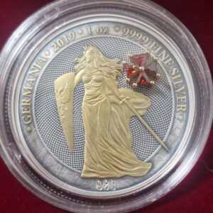 Germania 2019 – Red Crystal Cross – 1 oz Silver (.9999)