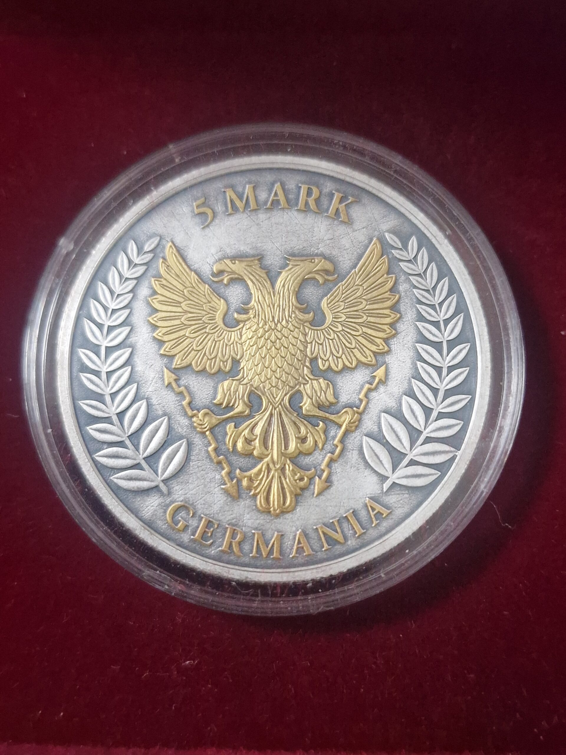 Germania 2019 – Red Crystal Cross – 1 oz Silver (.9999) - Billede 2