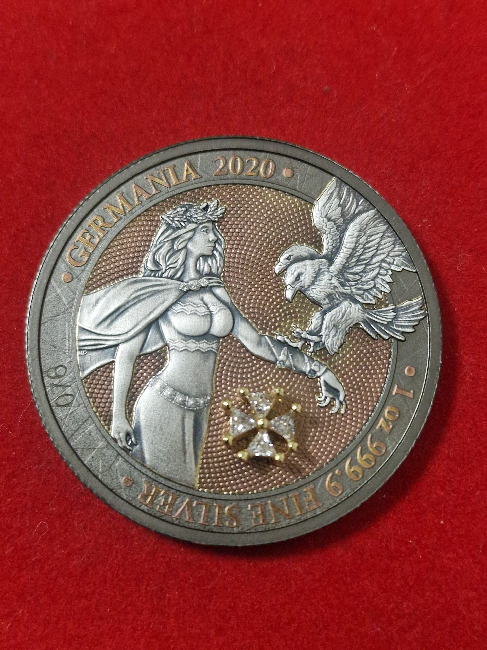 Germania 2020 – Crystal Cross – 1 oz Silver .9999