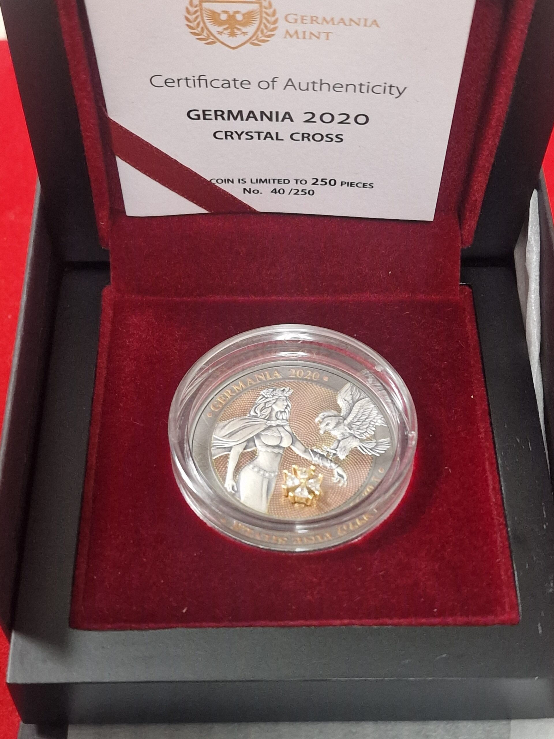 Germania 2020 – Crystal Cross – 1 oz Silver .9999 - Billede 2