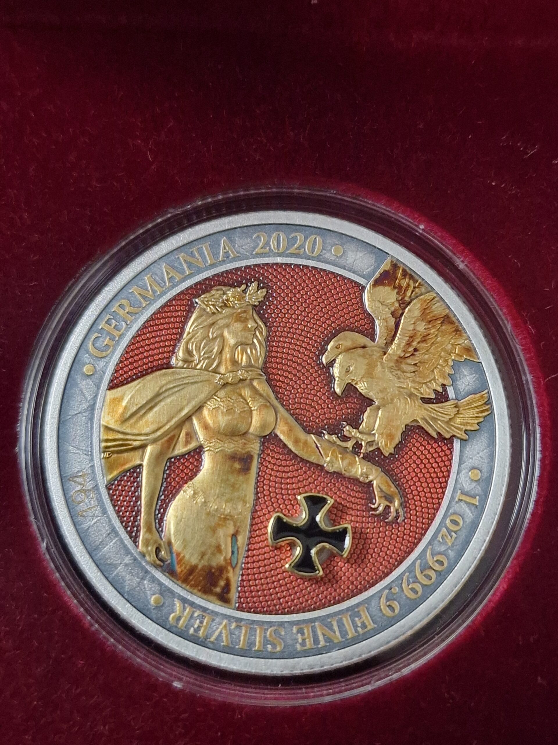 Germania 2020 – Golden Cross – 1 oz Silver (.9999)