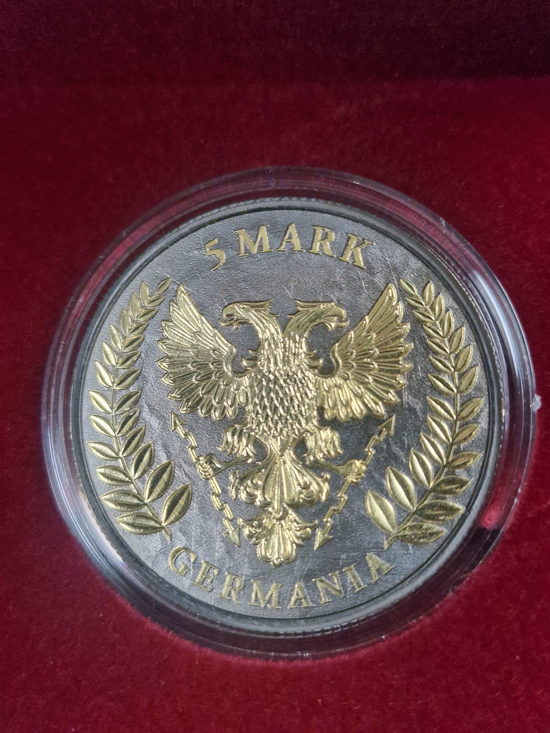 GERMANIA 2019 – The Allegories Britannia & Germania
Limited Edition • Nr. 89/500 • Gold & Rhodium - Billede 2