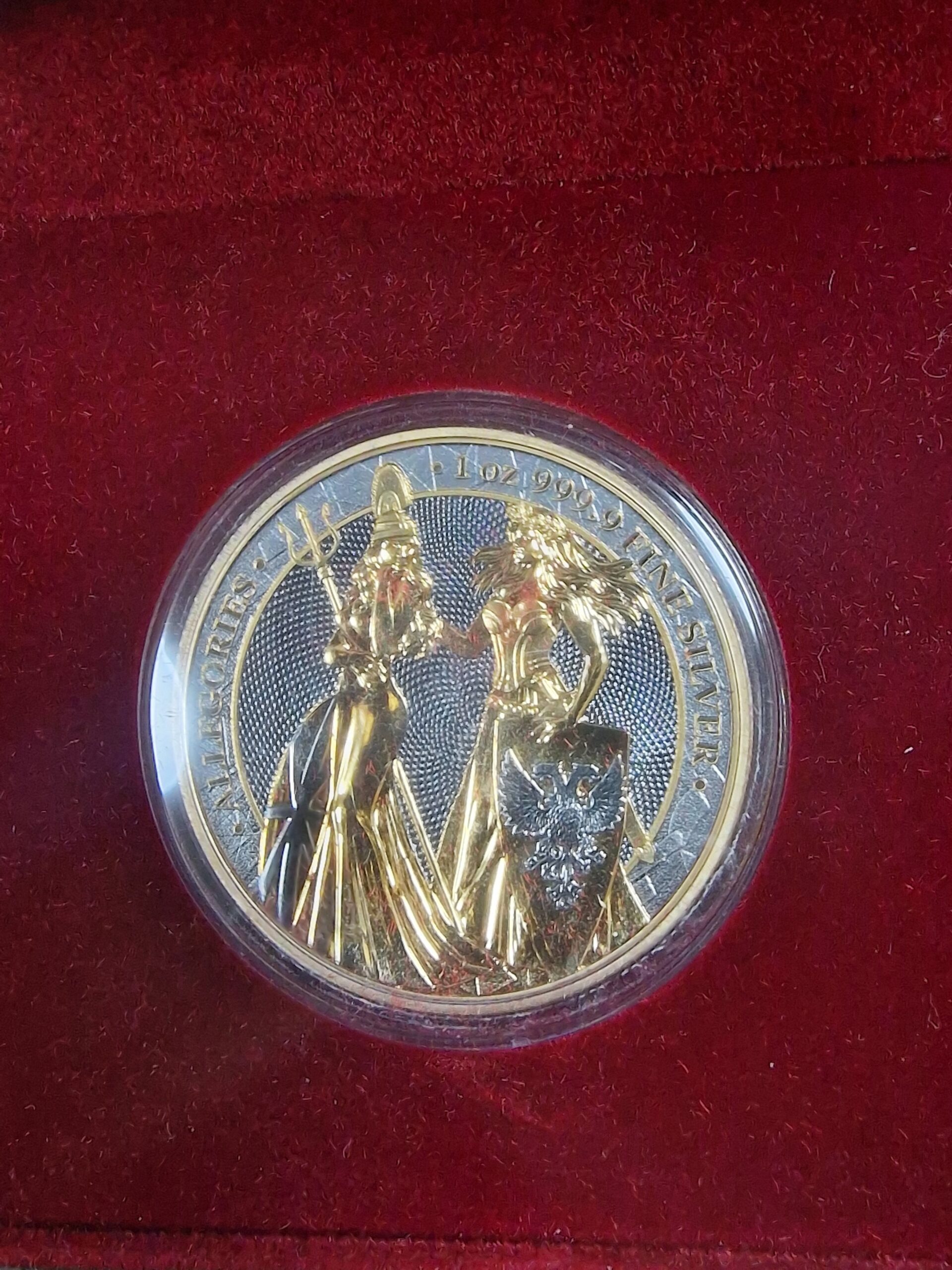 GERMANIA 2019 – The Allegories Britannia & Germania
Limited Edition • Nr. 89/500 • Gold & Rhodium