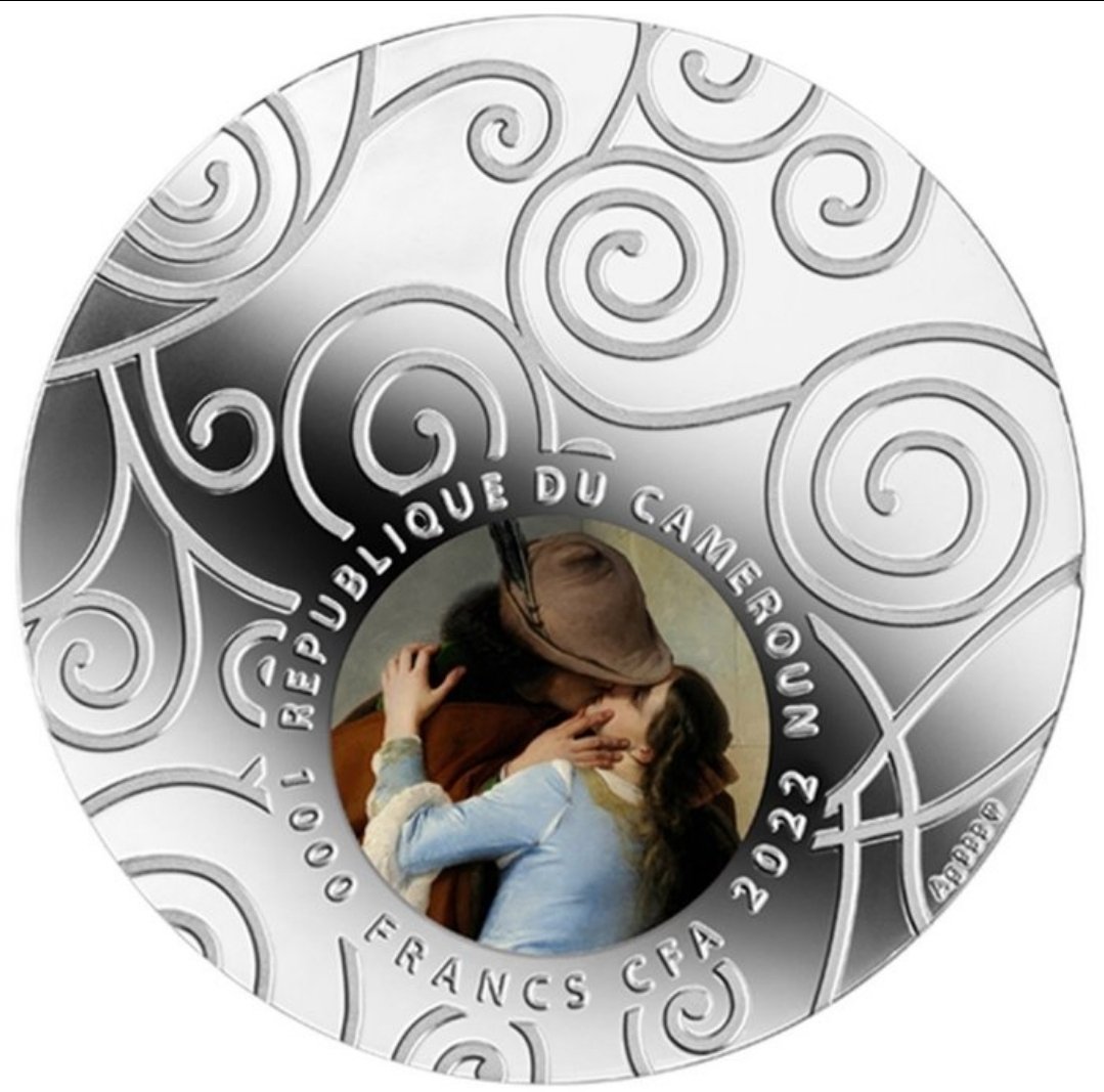 💙 El Beso – Francesco Hayez 2021/2022
1 oz Proof Silver • Kunstmønt • Kun 555 stk worldwide - Billede 2