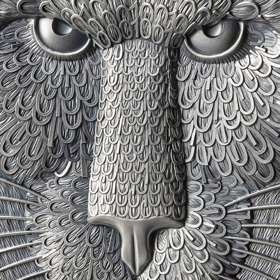 🚀 Binary Puma – United Crypto States 2023
2 oz Silver .999 • Antique Finish • 0.001 Ether • Holografisk sikkerhed • 1000 stk worldwide - Billede 4
