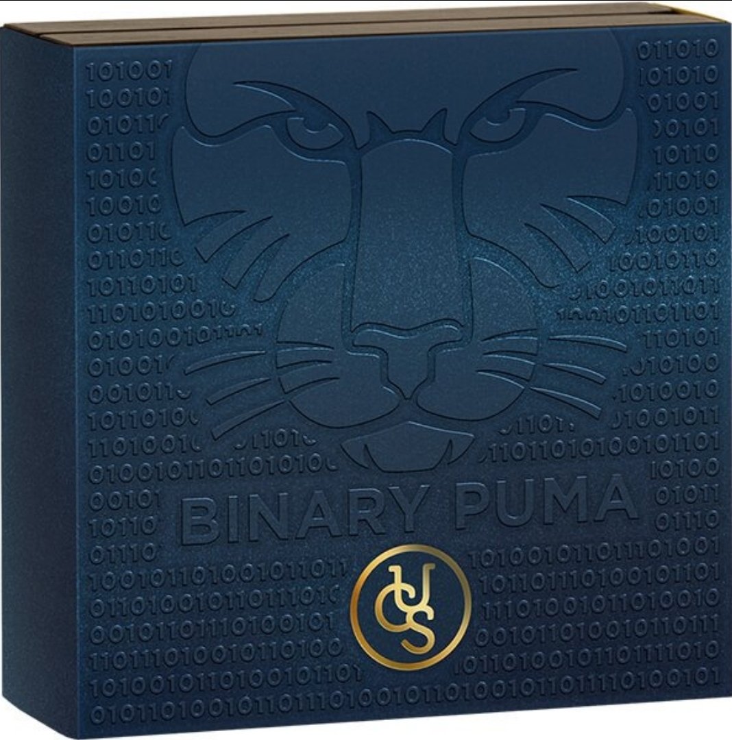 🚀 Binary Puma – United Crypto States 2023
2 oz Silver .999 • Antique Finish • 0.001 Ether • Holografisk sikkerhed • 1000 stk worldwide - Billede 6