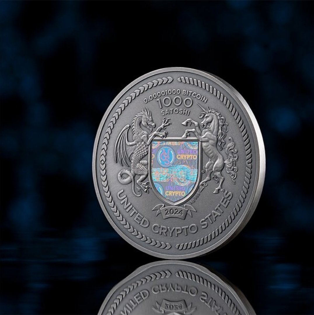 đ Binary Bull â 1000 Satoshi 2024
2 oz Silver .999 ⢠Antique Finish ⢠Højrelief ⢠15 Years Bitcoin Anniversary ⢠1000 stk - Billede 9