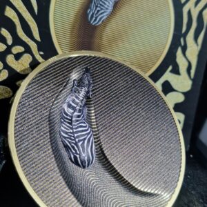 🦓 Zebra – Camouflage of Nature • 5 oz sølvmønt (Palau 2023)
