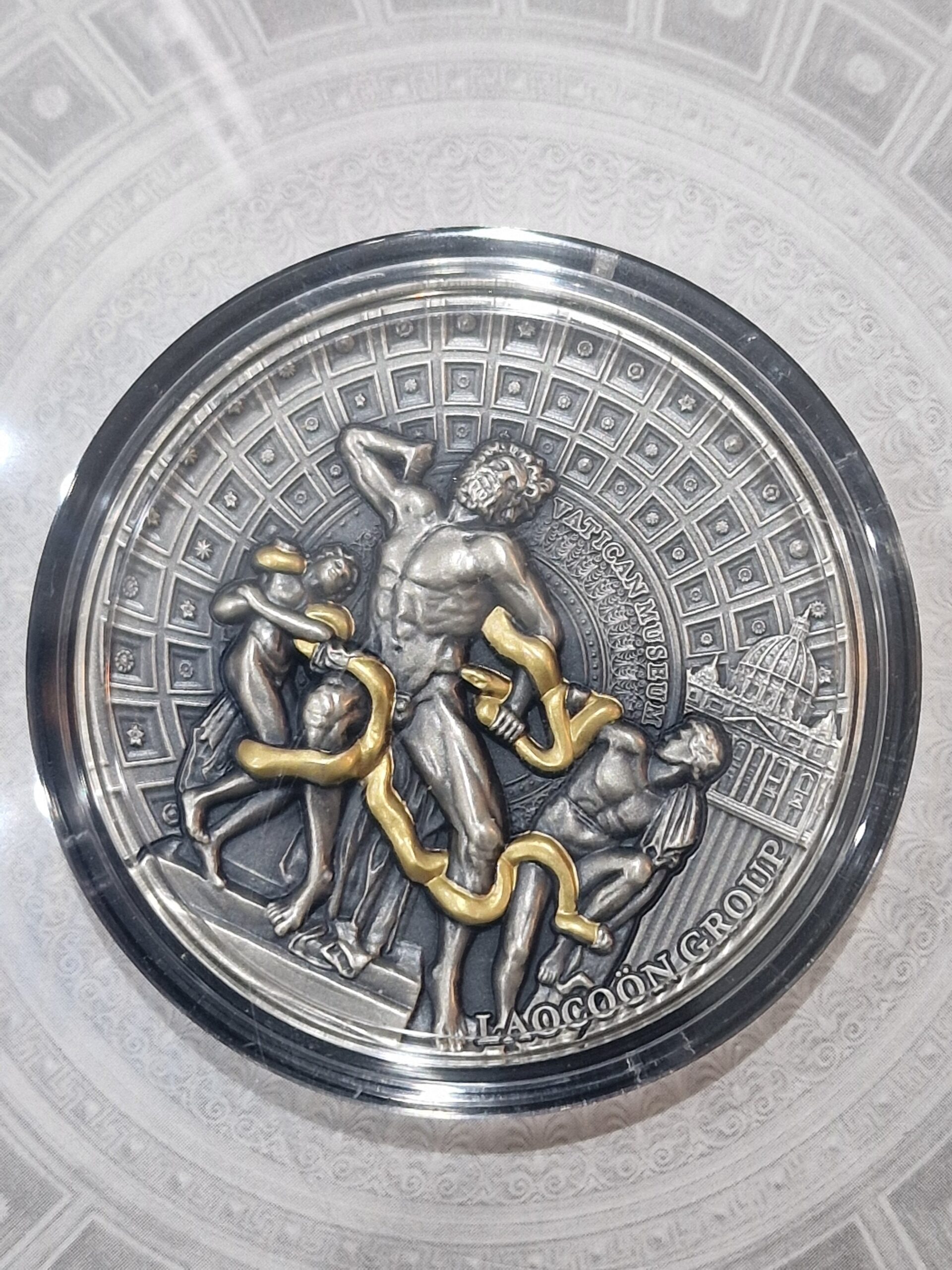 ⭐ Laocoön Group – 2 oz finsølv (2020) ⭐ - Billede 3