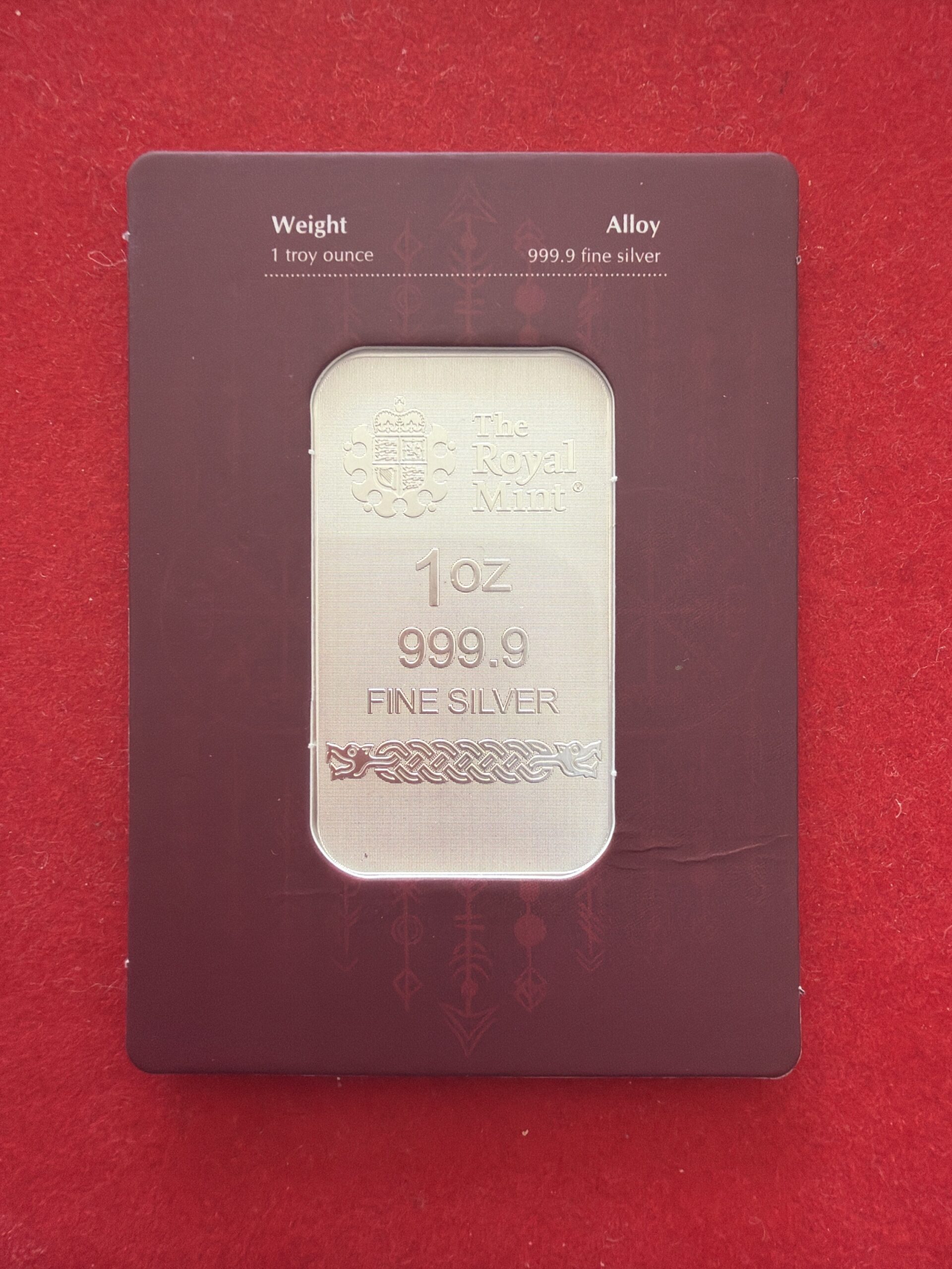 Odin – The Royal Mint x Germania Mint • 1 oz Silver Bar • Sealed Card - Billede 2